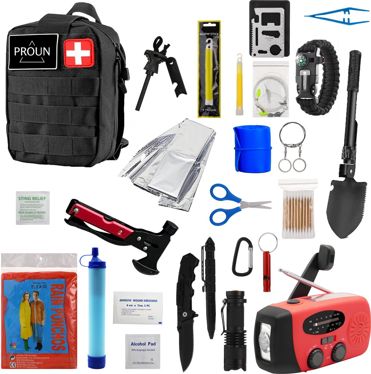 Proun Noodpakket 72 uur — 270 stuks